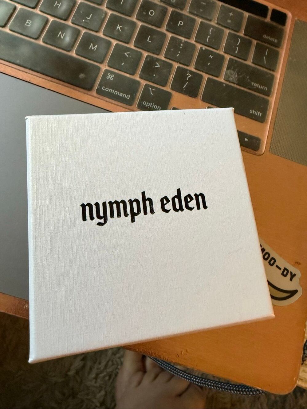 Nymph Eden S/2 Sterling Silver Connected by a Thread Couples Rings Handfasting W
